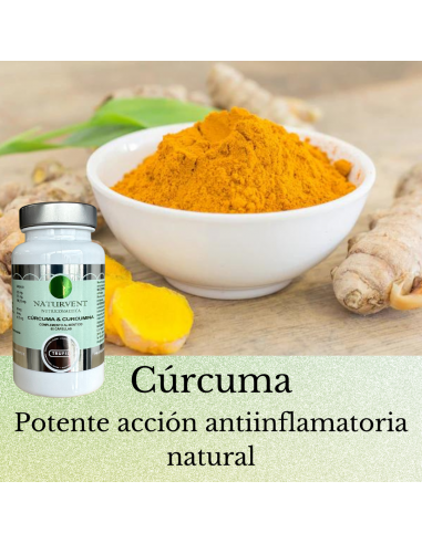 CÚRCUMA 95% de Curcumina con Pimienta...